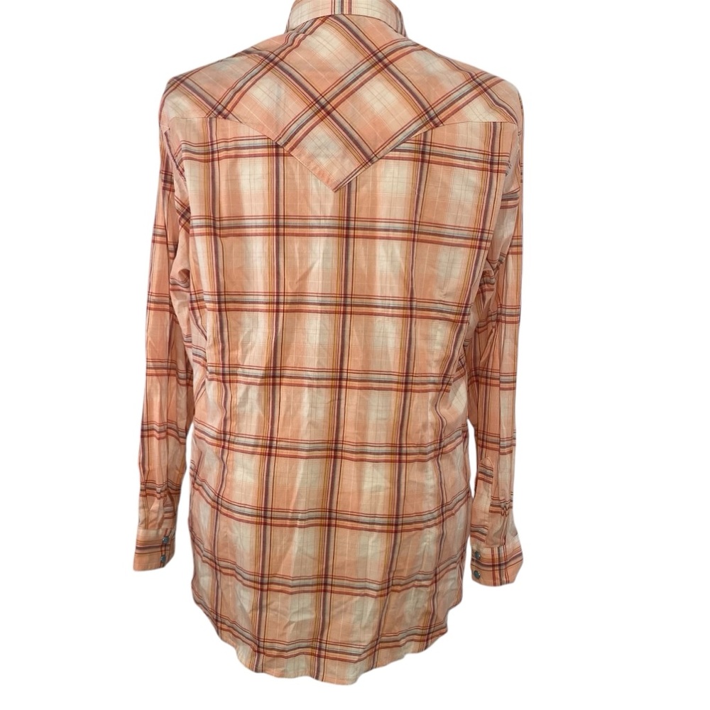 Women's Wrangler Retro Embroidered Western Snap Plaid Shirt XXL - Picture 2 of 8